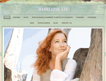 Tablet Screenshot of madeleinelee.com